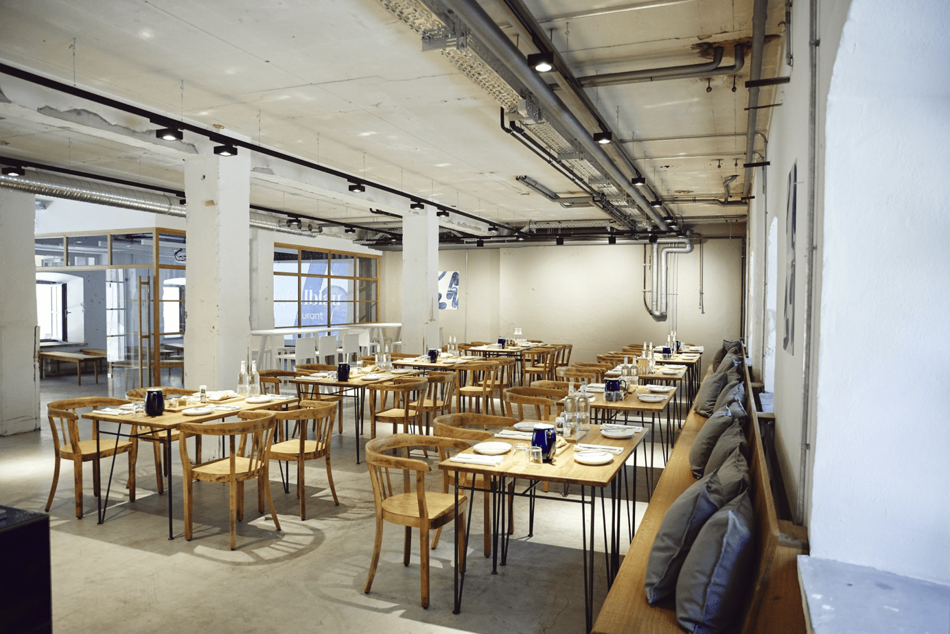 Fabrikrestaurant Mangfallblau