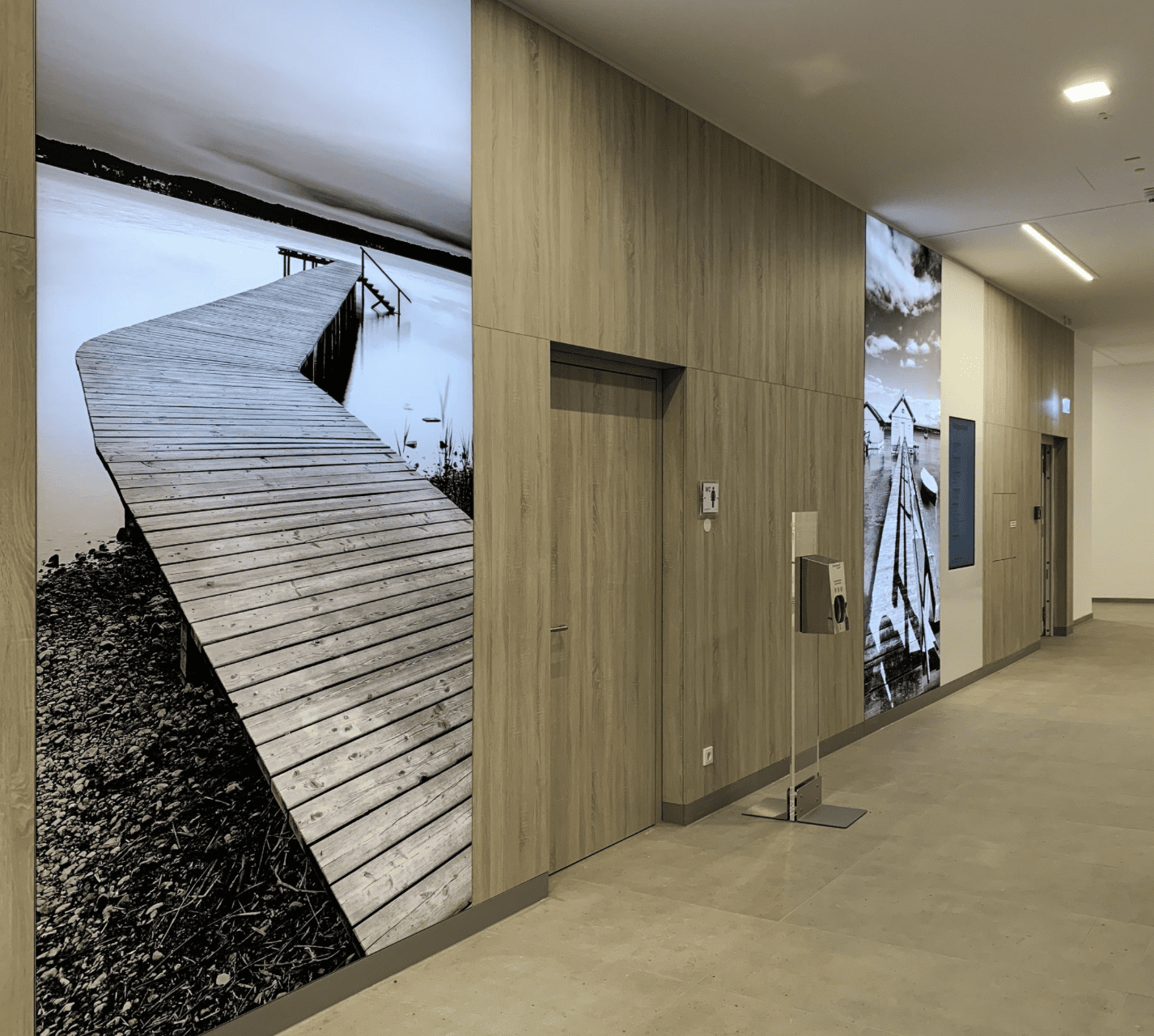 Krankenhaus Feldafing Bilder Holzwand