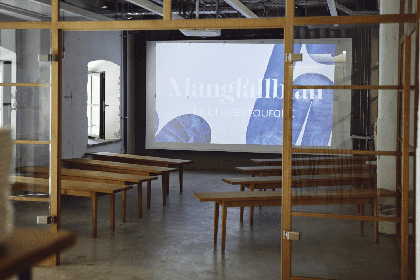 Fabrikrestaurant Mangfallblau